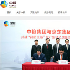 中糧集團有限公司網站建設