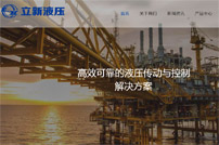 上海立新液壓有限公司網站建設